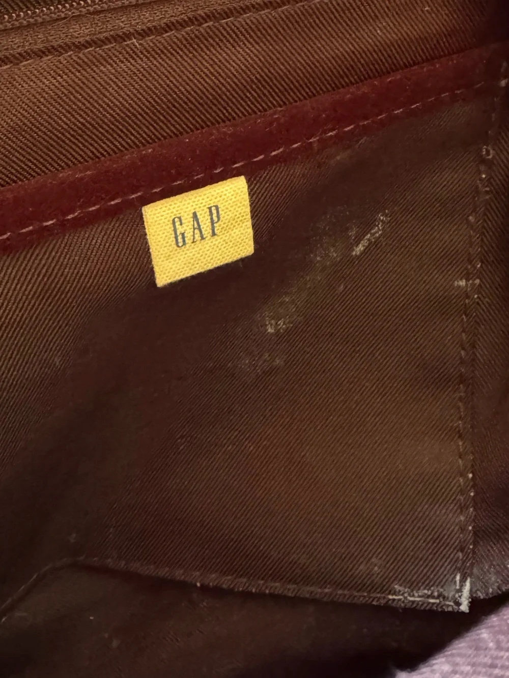 GAP Burgundy Mini Velvet Backpack Bag preppy classic ballet core retro luxury